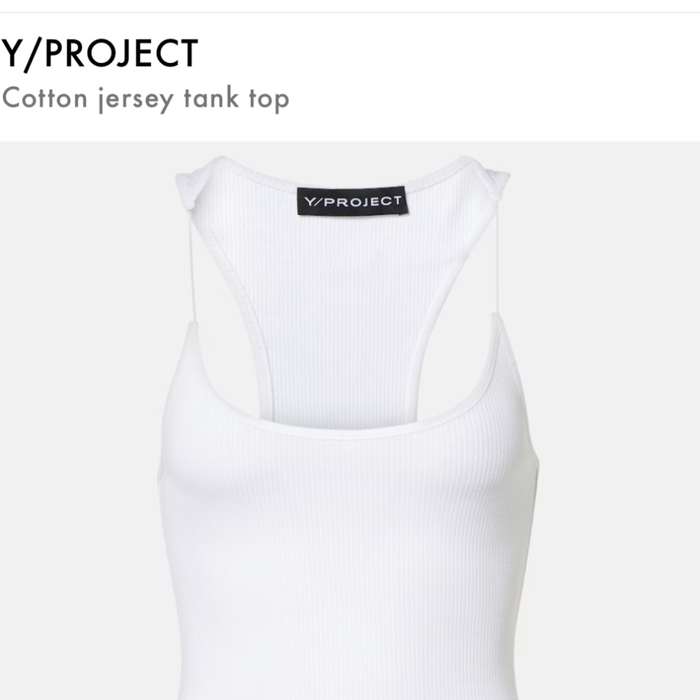 Y/project invisible tank top